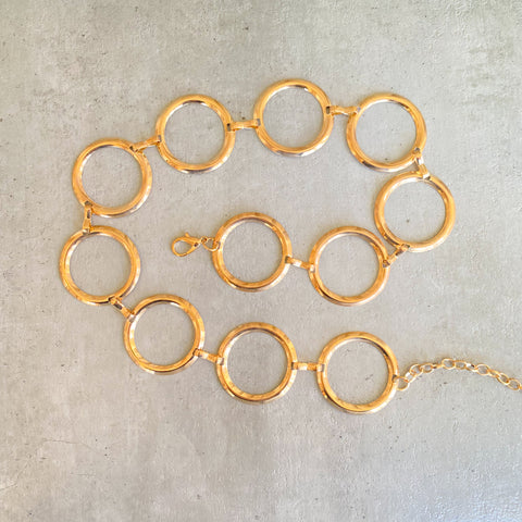 CINTURÓN METÁLICO GOLD CIRCLES