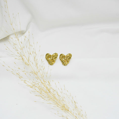 ARETES CHUNKY GOLD RENATA