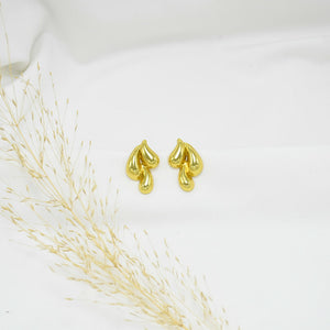 ARETES CHUNKY GOLD ALESSANDRA