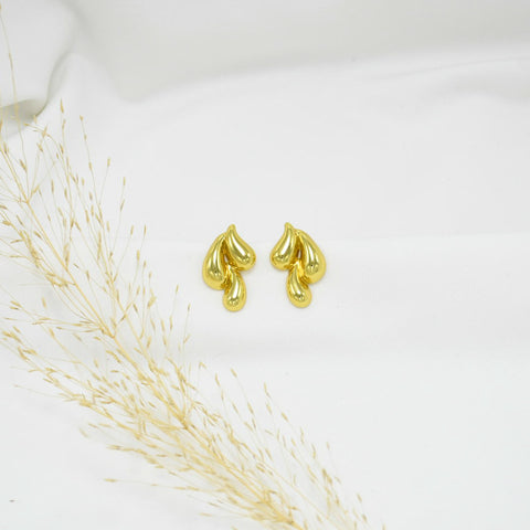 ARETES CHUNKY GOLD ALESSANDRA