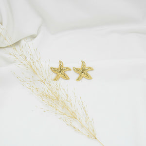ARETES CHUNKY GOLD STELLA