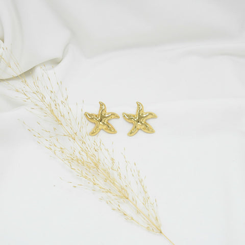 ARETES CHUNKY GOLD STELLA