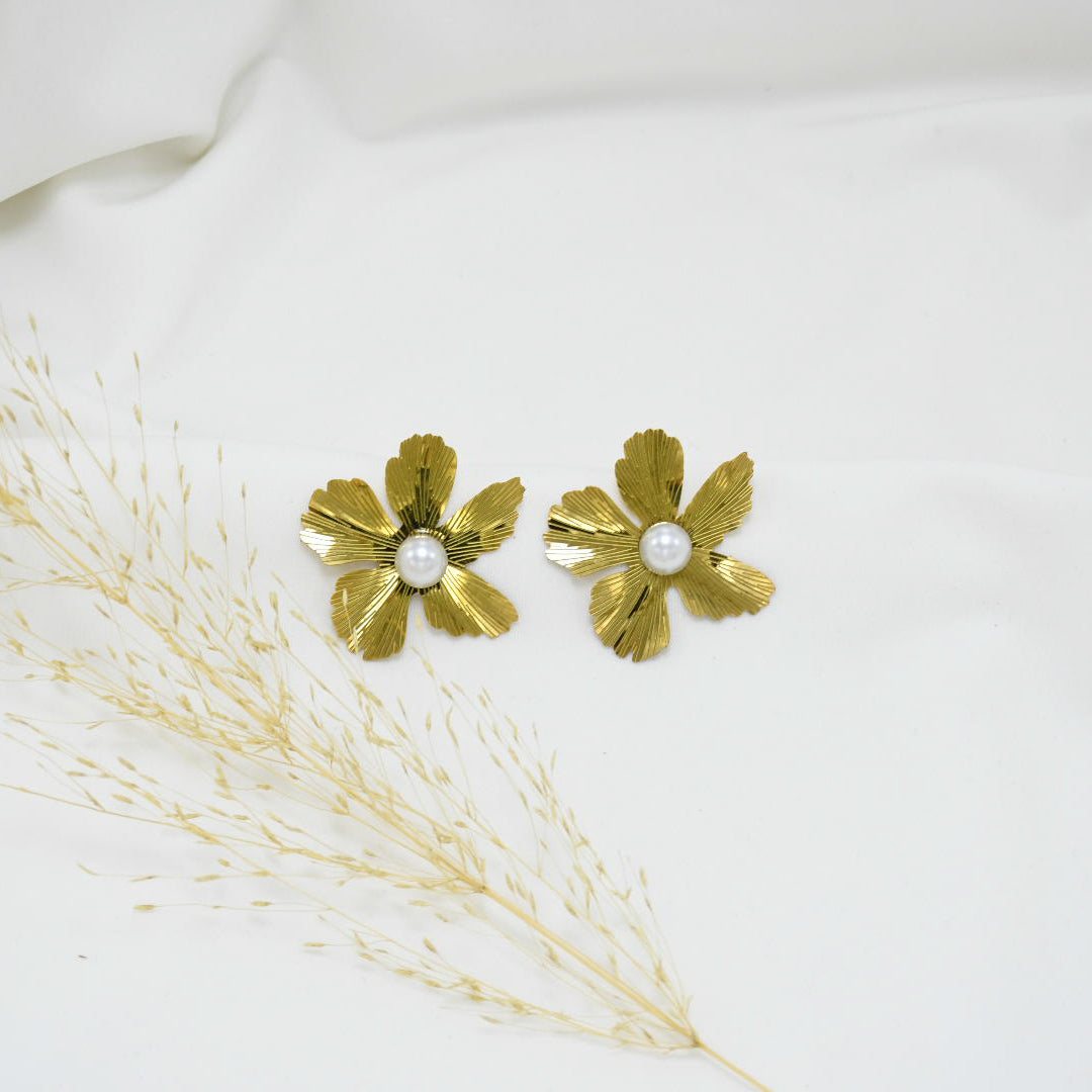 ARETES CHUNKY GOLD JESSICA