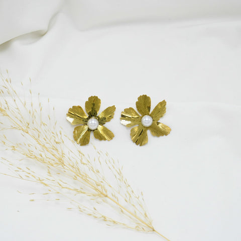 ARETES CHUNKY GOLD JESSICA