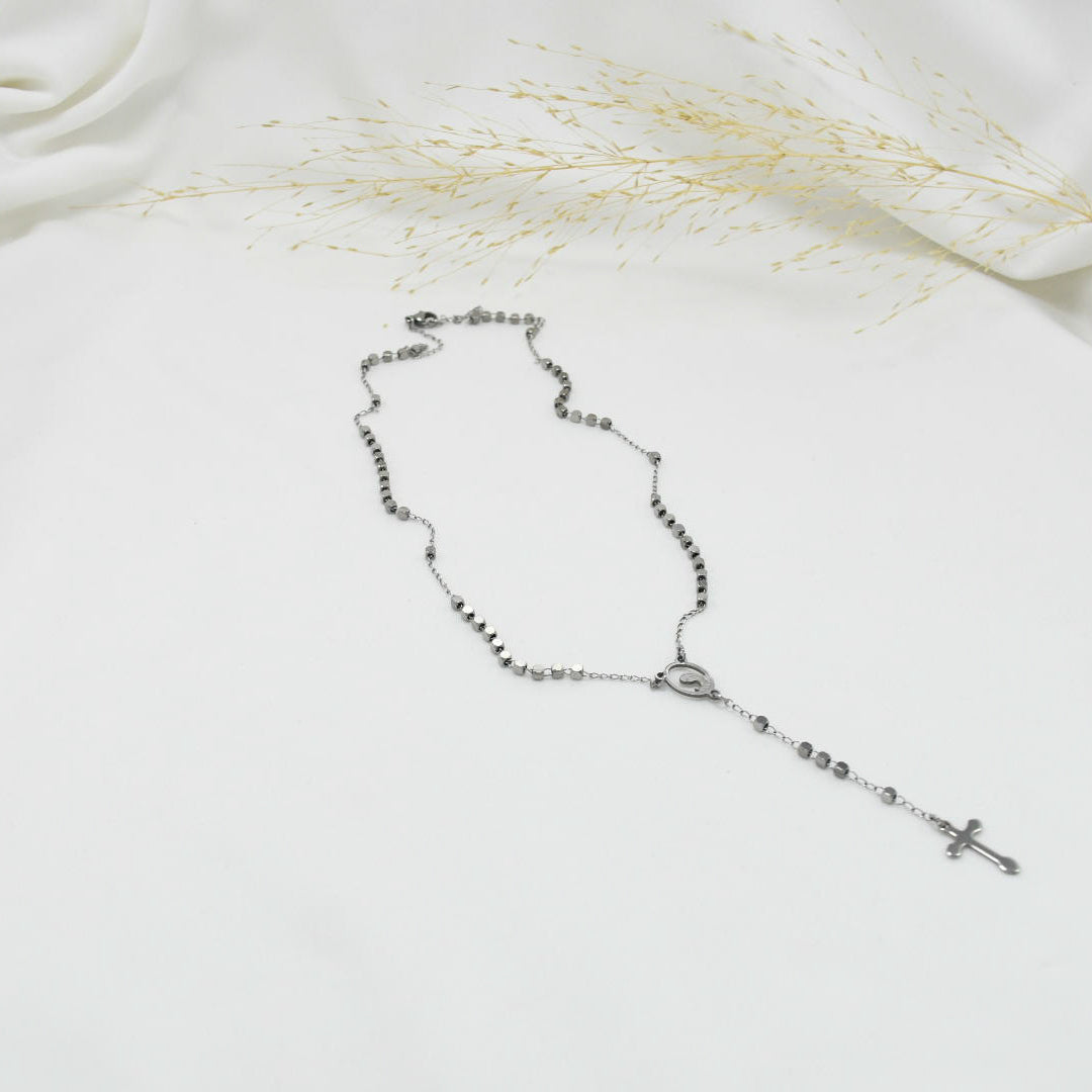 ROSARIO SILVER VIRGEN MARIA