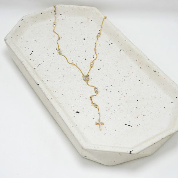 ROSARIO ROSE GOLD VIRGEN MARÍA XII