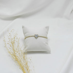 PULSERA GOLD REGULABLE CORAZÓN
