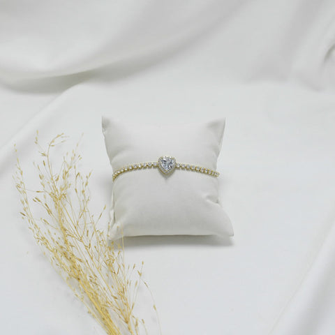 PULSERA GOLD REGULABLE CORAZÓN