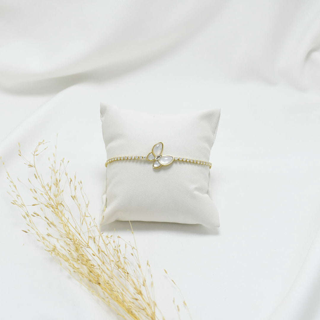 PULSERA GOLD REGULABLE BUTTERFLY