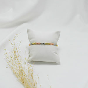 PULSERA REGULABLE DE HILO MULTICOLOR