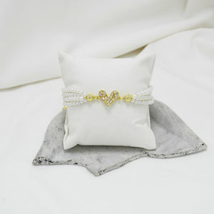 PULSERA GOLD REGULABLE AMORE