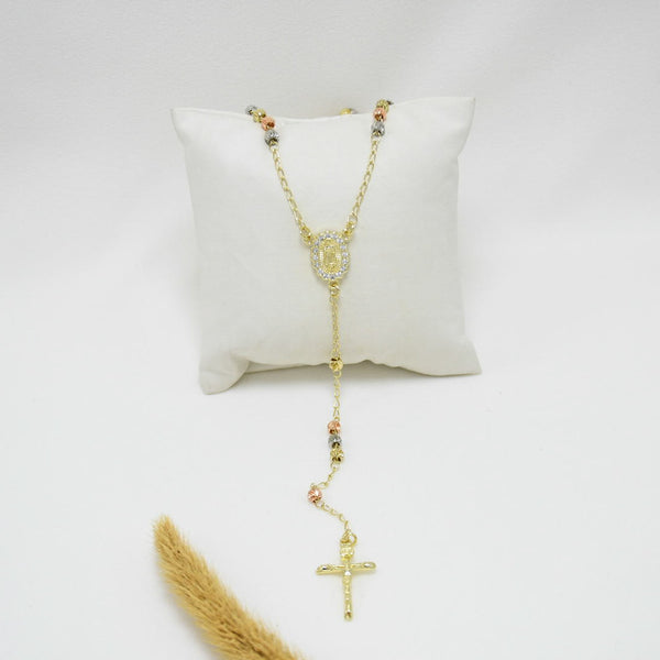 ROSARIO TRICOLOR VIRGEN MARÍA XIX