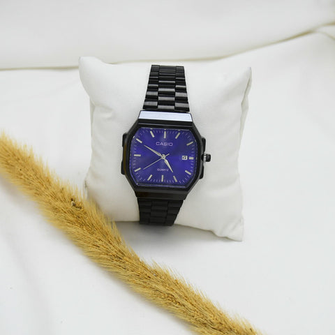 RELOJ DE VARON BLACK CASSIO I