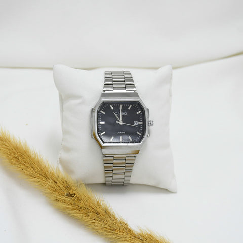 RELOJ DE VARON SILVER CASSIO III