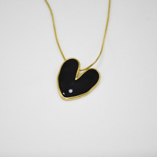 SET COLLAR & ARETES GOLD SILVIA