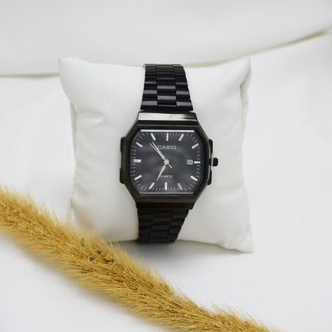 RELOJ DE VARON BLACK CASSIO