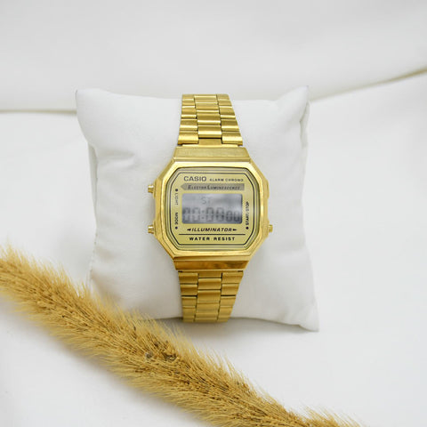 RELOJ DE MUJER GOLD CASSIO DIGITAL