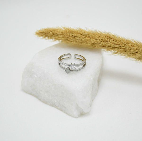 ANILLO SILVER REBECA