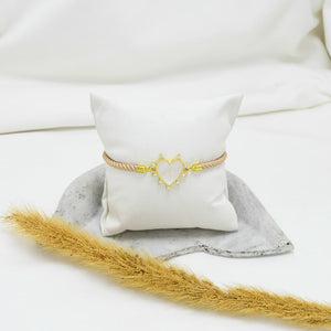 PULSERA DE HILO BEIGE GINGER