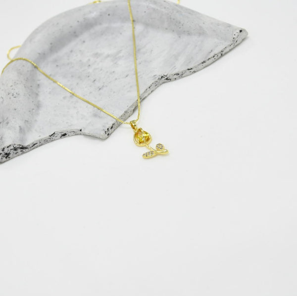 CADENA GOLD TULIPÁN AMARILLO