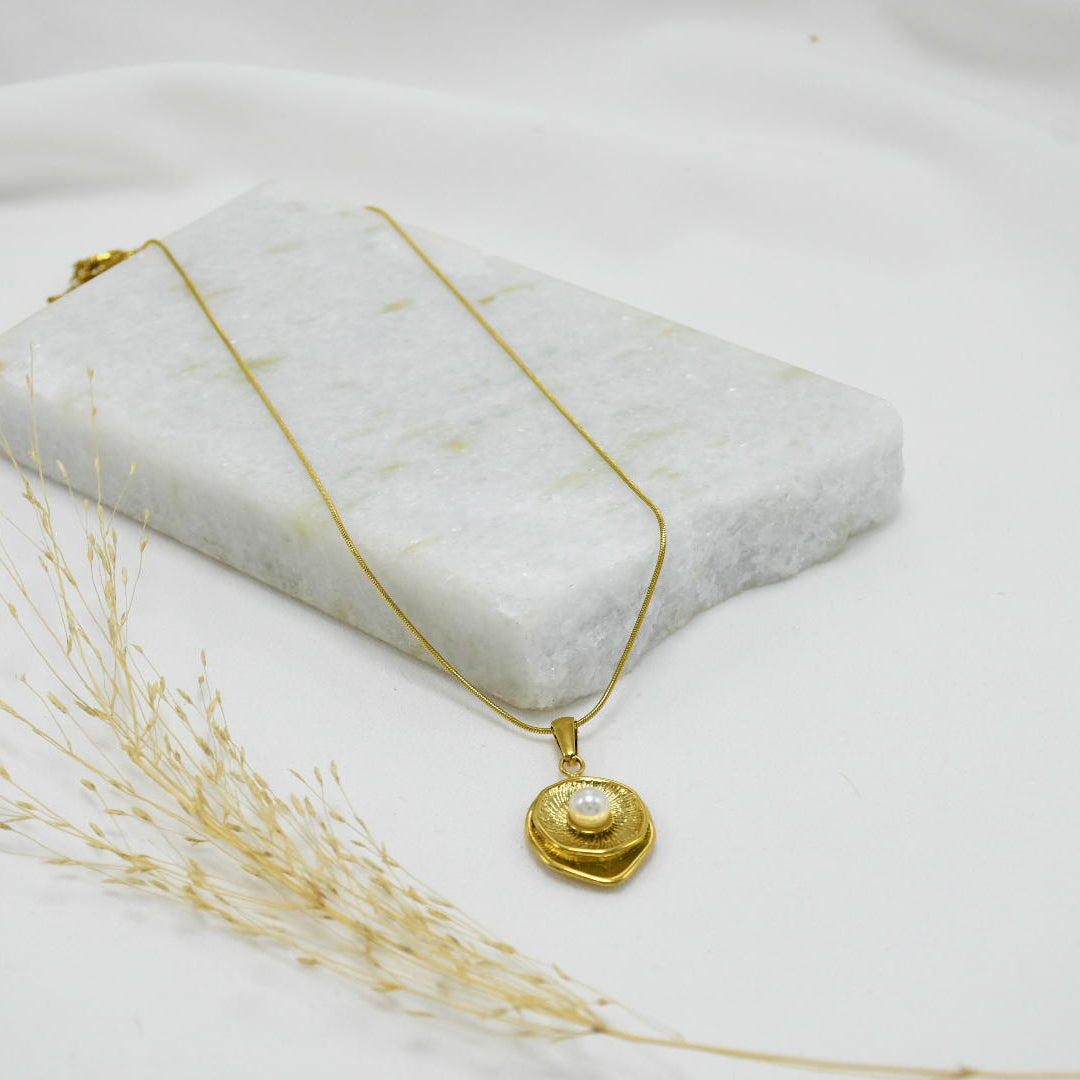 COLLAR GOLD CHUNKY JASMINE