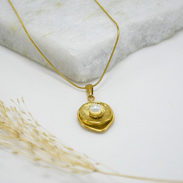 COLLAR GOLD CHUNKY JASMINE