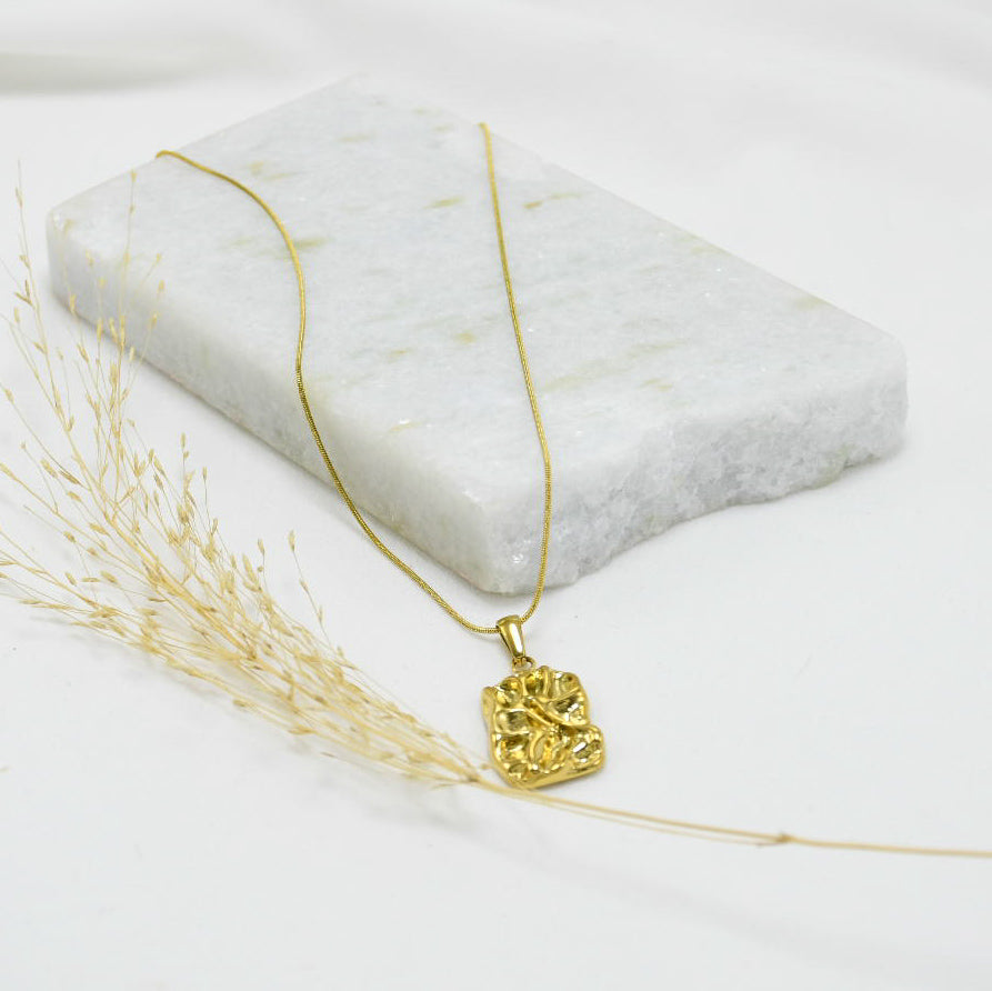 COLLAR GOLD CHUNKY SELENE