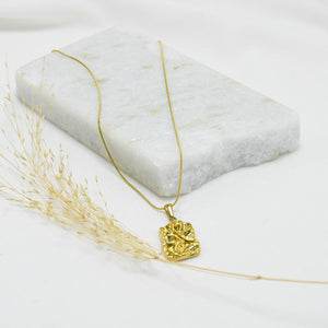 COLLAR GOLD CHUNKY SELENE