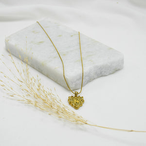 COLLAR GOLD CHUNKY CLIO