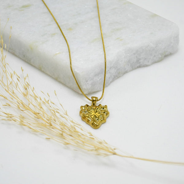 COLLAR GOLD CHUNKY CLIO