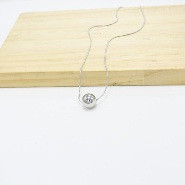COLLAR SILVER BALL
