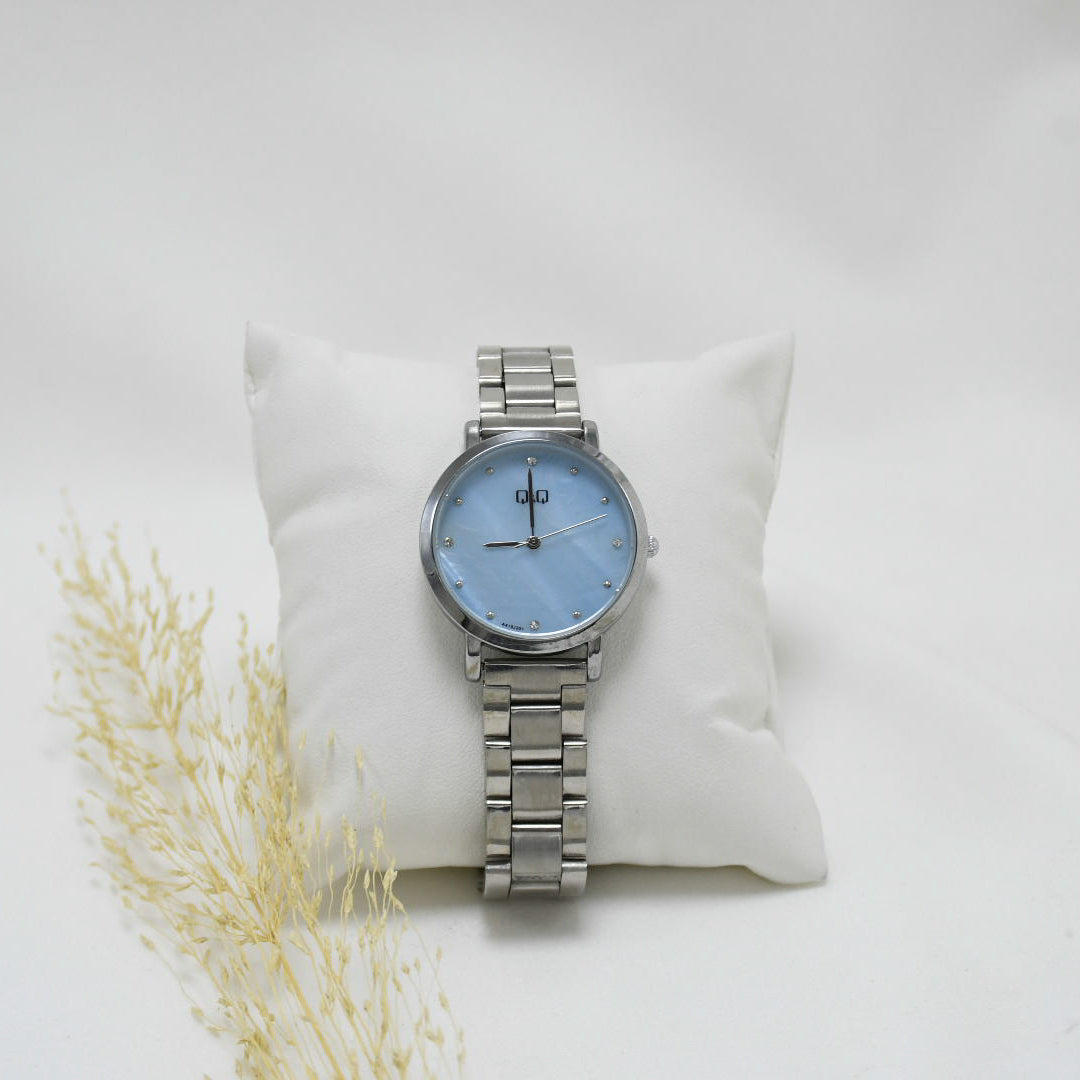 RELOJ DE MUJER SILVER Q&Q MARTINA
