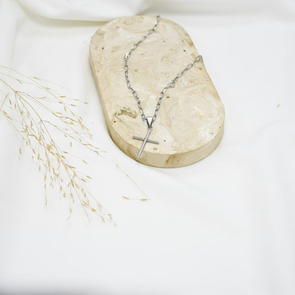 CADENA PARA HOMBRE SILVER CRUZ