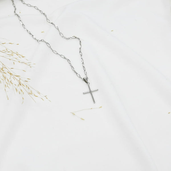 CADENA PARA HOMBRE SILVER CRUZ