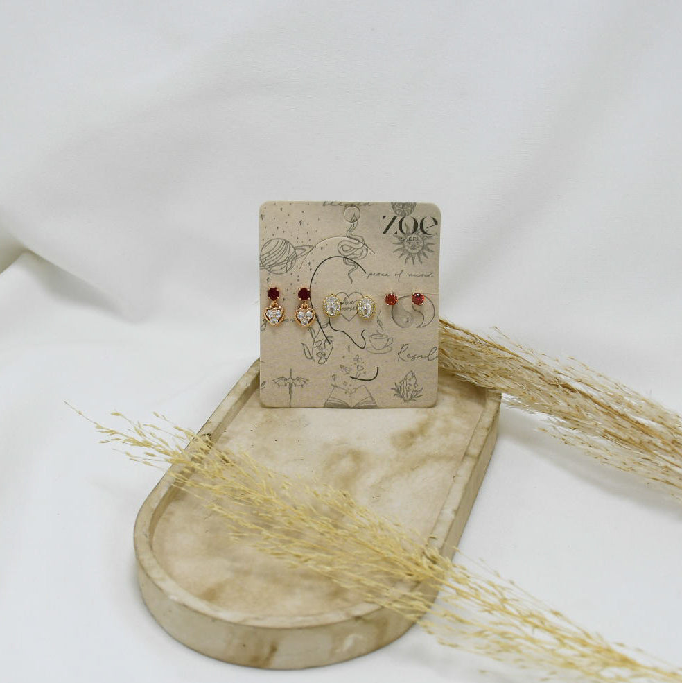 SET DE ARETES LXXVIII