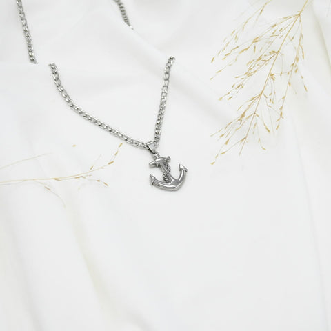 CADENA PARA HOMBRE SILVER ANCLA