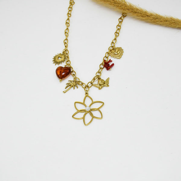 COLLAR GOLD CHUNKY DENISSE