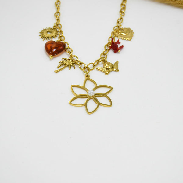 COLLAR GOLD CHUNKY DENISSE