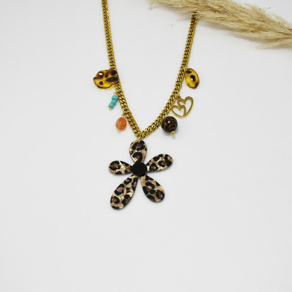 COLLAR GOLD CHUNKY ELISA