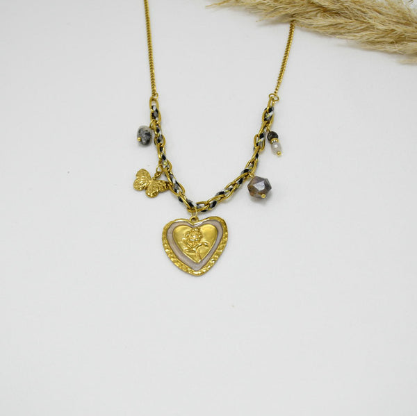 COLLAR GOLD CHUNKY JUSTINA