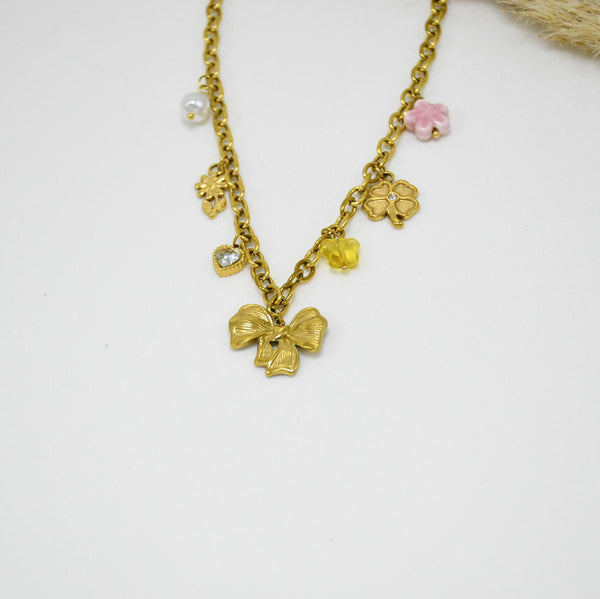 COLLAR GOLD CHUNKY LIDIA