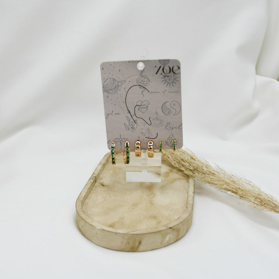 SET DE ARGOLLAS GOLD l
