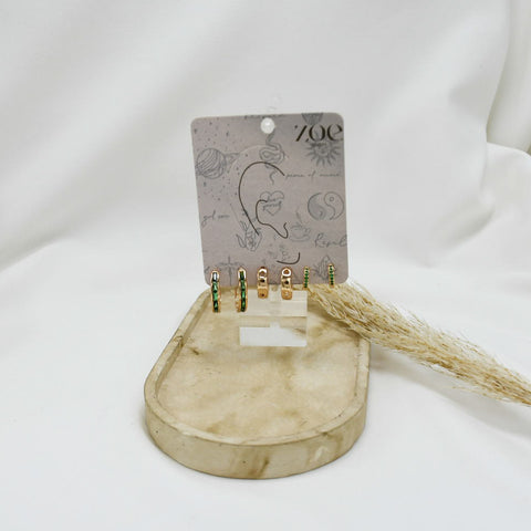 SET DE ARGOLLAS GOLD l