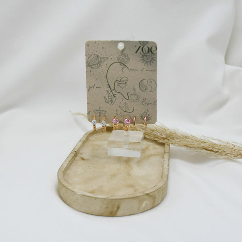 SET DE ARGOLLAS GOLD ll