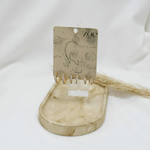 SET DE ARGOLLAS GOLD V