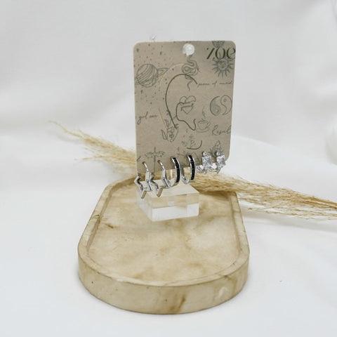 SET DE ARGOLLAS SILVER Vl