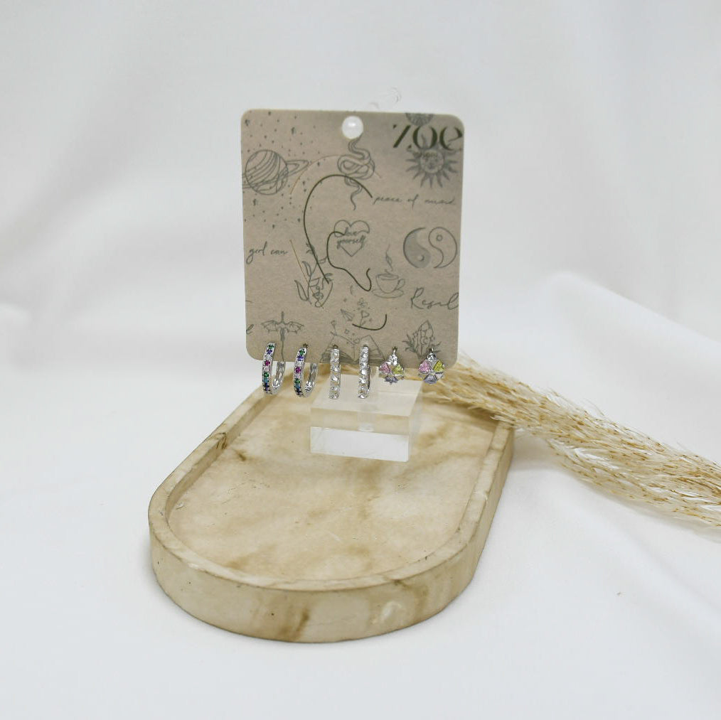 SET DE ARGOLLAS SILVER Xlll