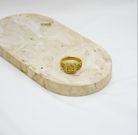 ANILLO GOLD VARONIL ISRAEL