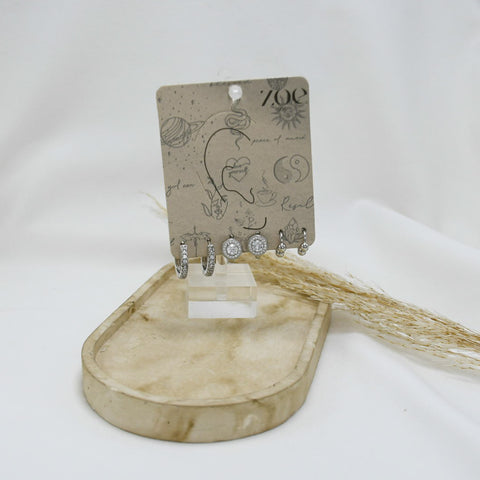 SET DE ARGOLLAS SILVER XVl
