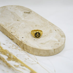 ANILLO GOLD VARONIL ANCLA
